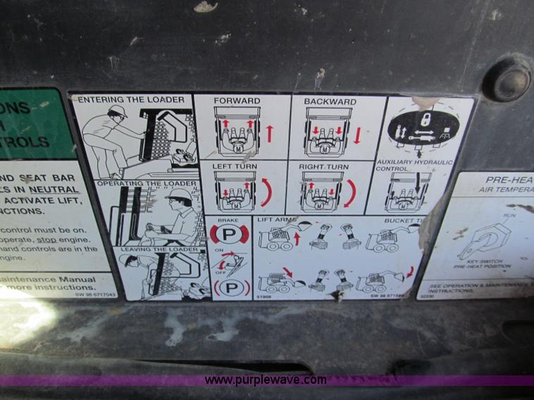 image for item E2121 1998 Bobcat 863 Turbo skid steer