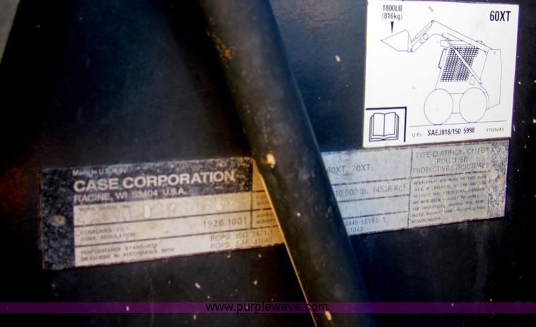 image for item E2122 2003 Case 60XT skid steer