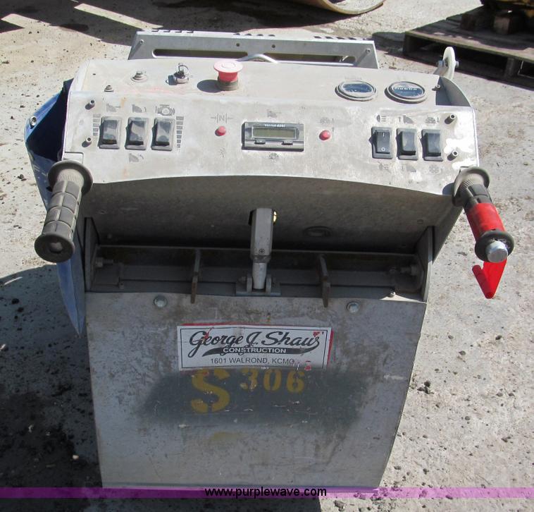 image for item E2136 Soft Cut X2500 walk behind concrete saw