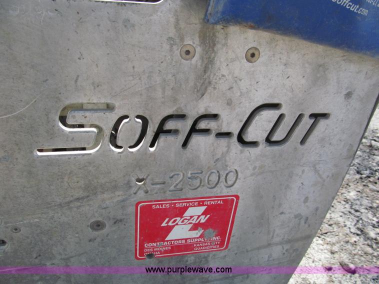 image for item E2136 Soft Cut X2500 walk behind concrete saw