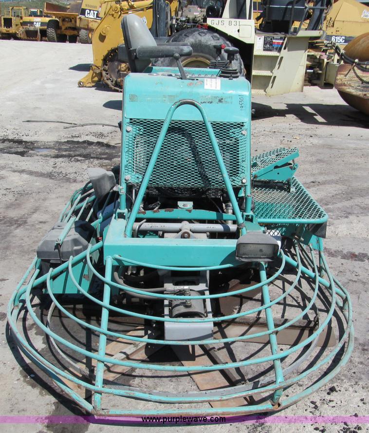 image for item E2137 Multiquip Whiteman 10' ride-on power trowel