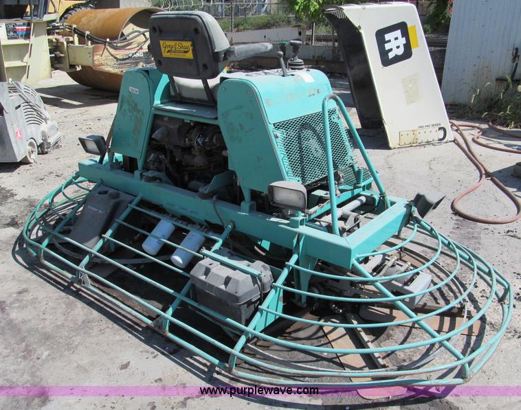 image for item E2137 Multiquip Whiteman 10' ride-on power trowel