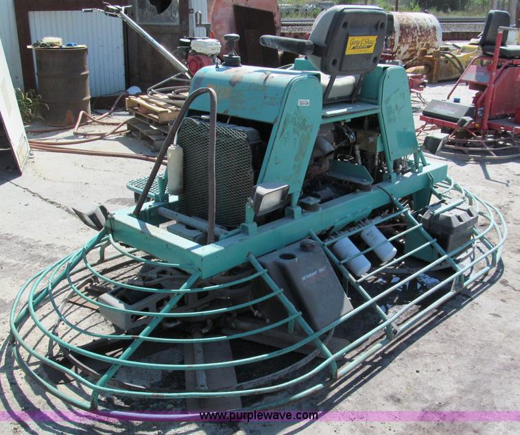 image for item E2137 Multiquip Whiteman 10' ride-on power trowel