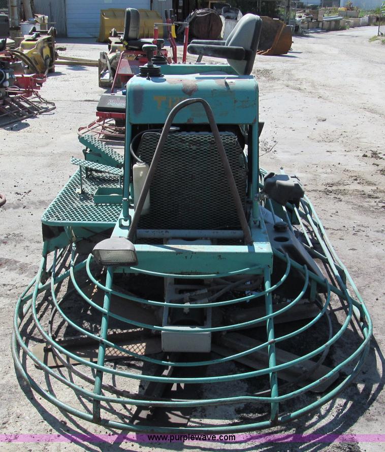 image for item E2137 Multiquip Whiteman 10' ride-on power trowel