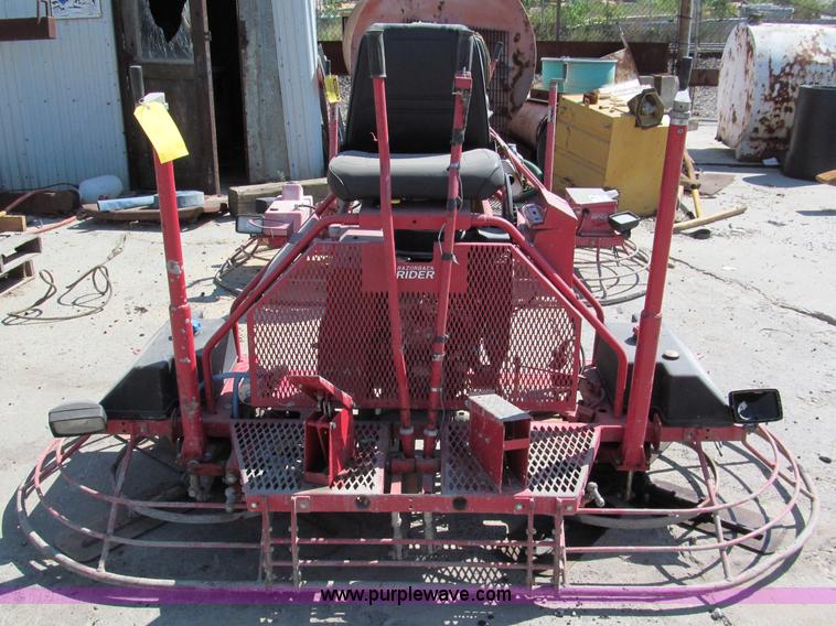 image for item E2139 Allen 8' ride-on power trowel