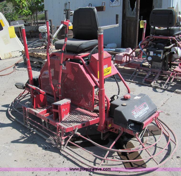 image for item E2139 Allen 8' ride-on power trowel