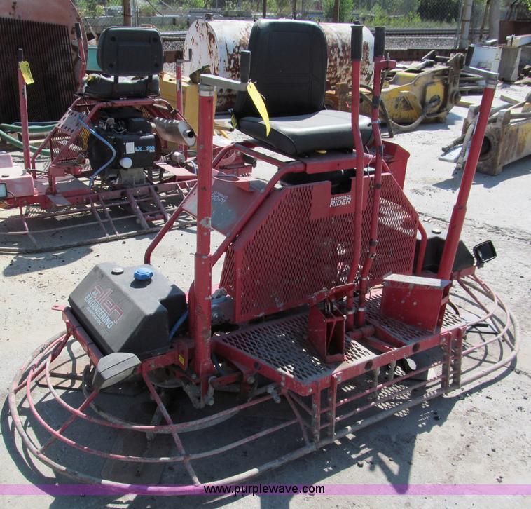 image for item E2139 Allen 8' ride-on power trowel