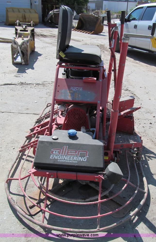 image for item E2139 Allen 8' ride-on power trowel