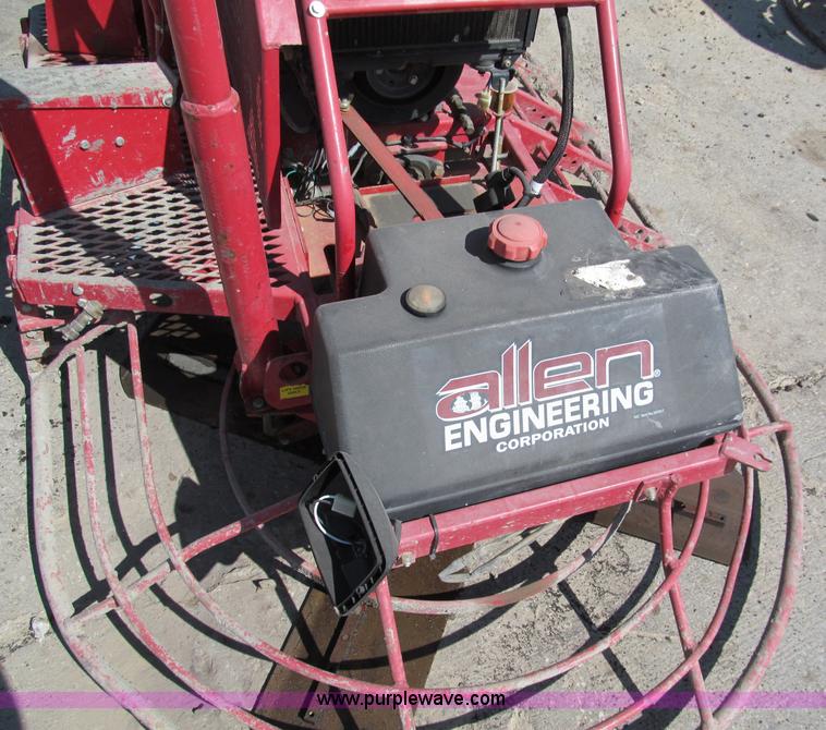 image for item E2139 Allen 8' ride-on power trowel