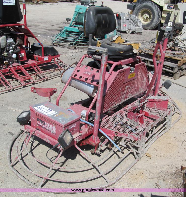image for item E2140 Allen 8' ride-on power trowel