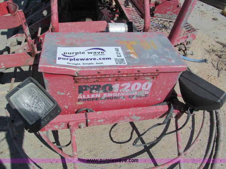 image for item E2140 Allen 8' ride-on power trowel