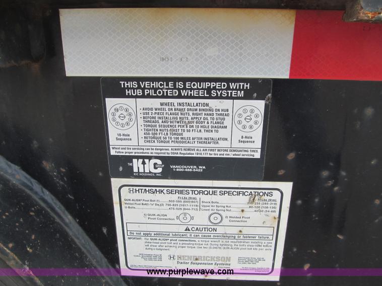 image for item F5508 2006 Trail King TK70HT-482 trailer