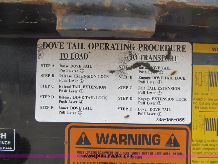 image for item F5508 2006 Trail King TK70HT-482 trailer