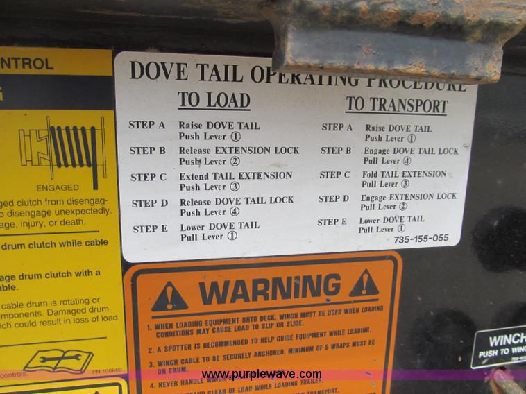 image for item F5508 2006 Trail King TK70HT-482 trailer