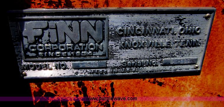 image for item F6509 Finn S500 hay buster