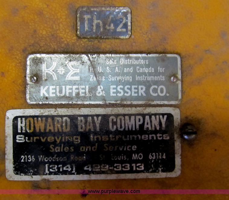 image for item K9356 Keuffel and Esser surveying transit