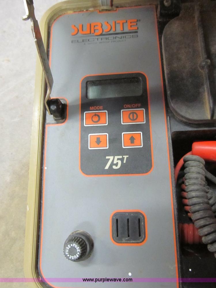 image for item K9357 Ditch Witch subsite utility line locator