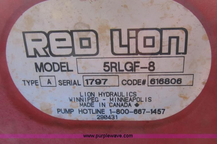 image for item K9364 Red Lion dewatering pump