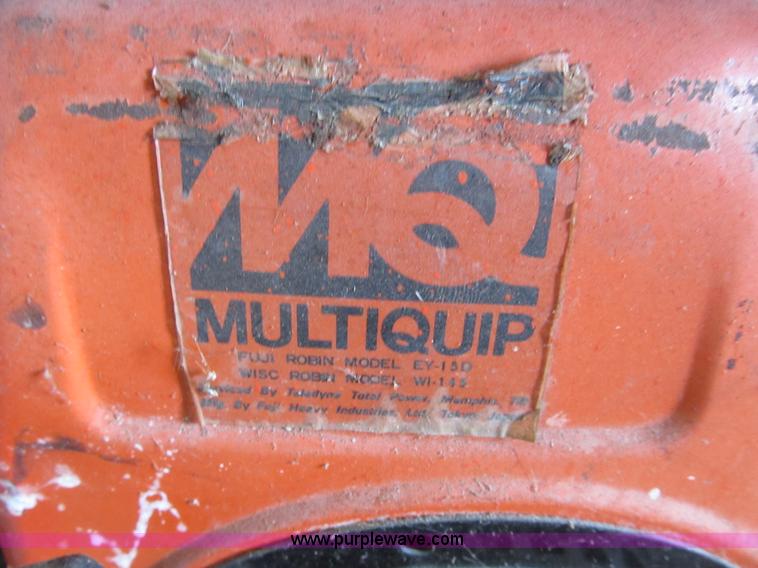 image for item K9368 MultiQuip 3" diaphragm trash pump