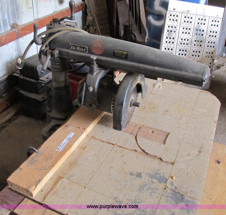 image for item K9369 Dewalt radial arm saw