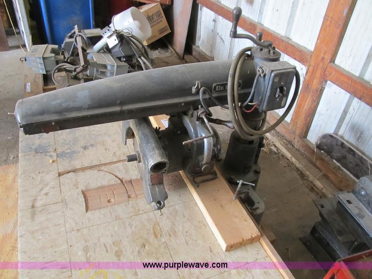 image for item K9369 Dewalt radial arm saw