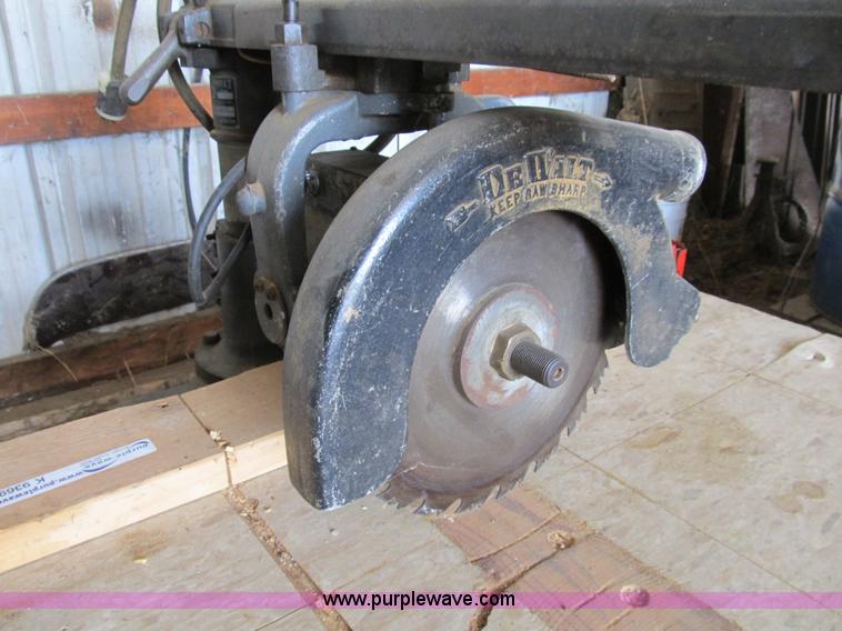 image for item K9369 Dewalt radial arm saw
