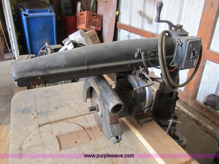 image for item K9369 Dewalt radial arm saw