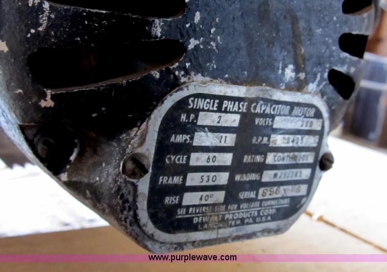 image for item K9369 Dewalt radial arm saw