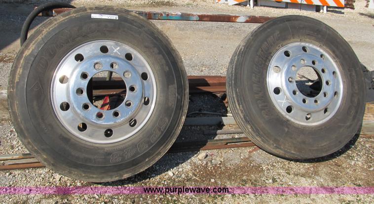 image for item K9370 (2) 11R22.5 tires