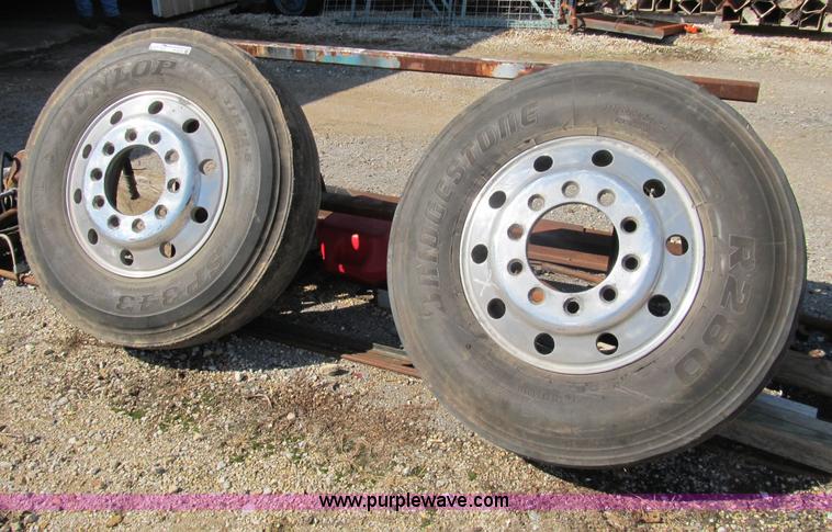 image for item K9370 (2) 11R22.5 tires