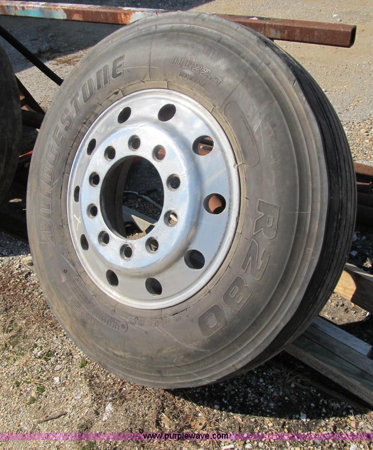 image for item K9370 (2) 11R22.5 tires