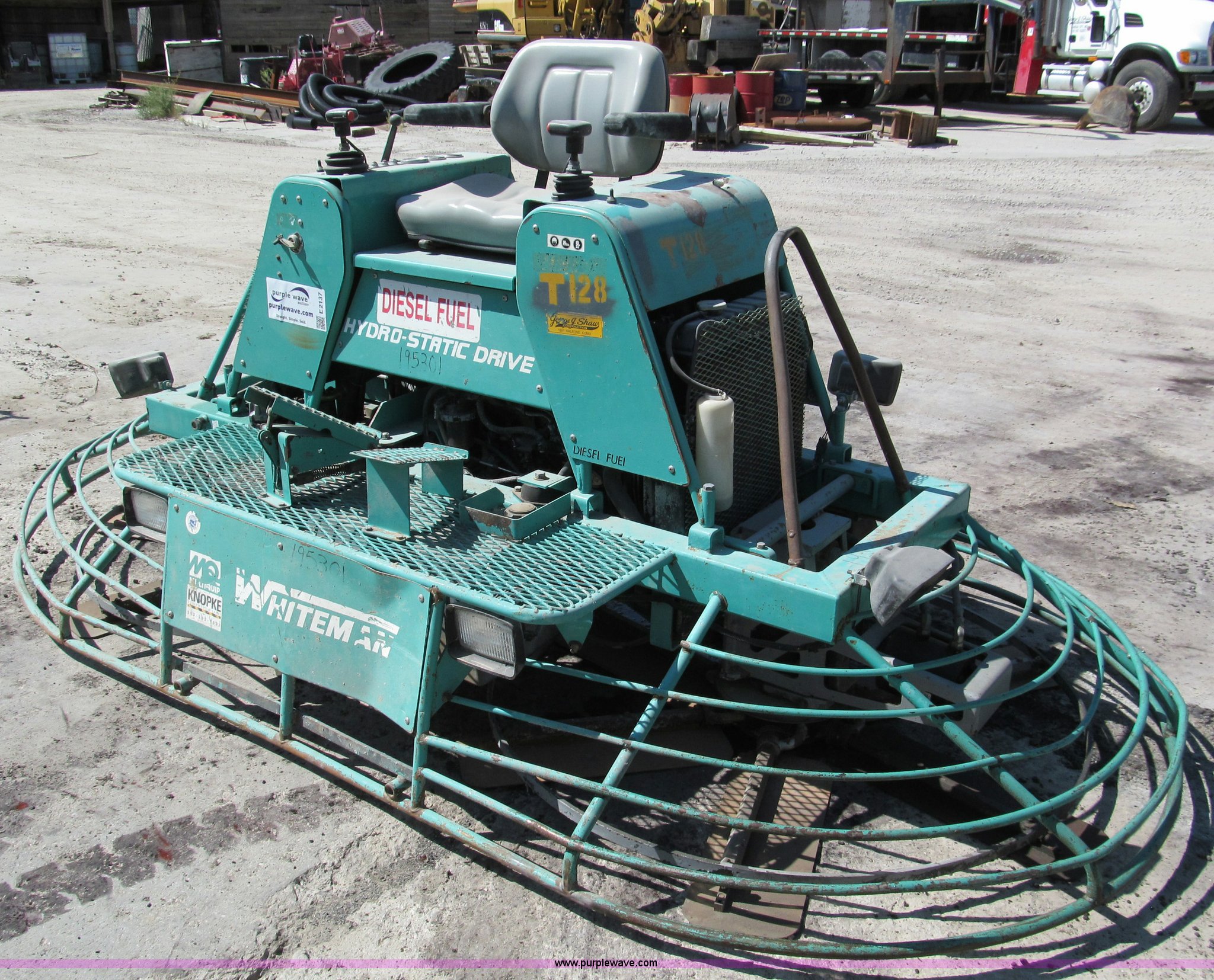 Multiquip Whiteman 10' rideon power trowel in Kansas City, MO Item E2137 sold Purple Wave