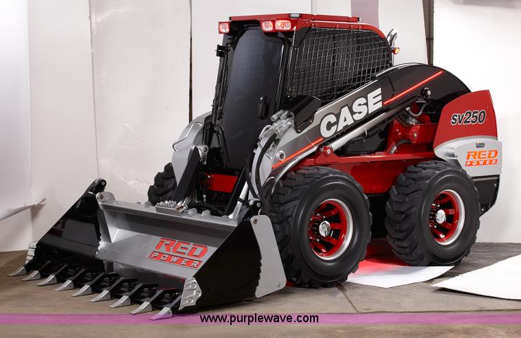 image for item B1474 2011 Case IH SV250 "RED POWER" skid steer