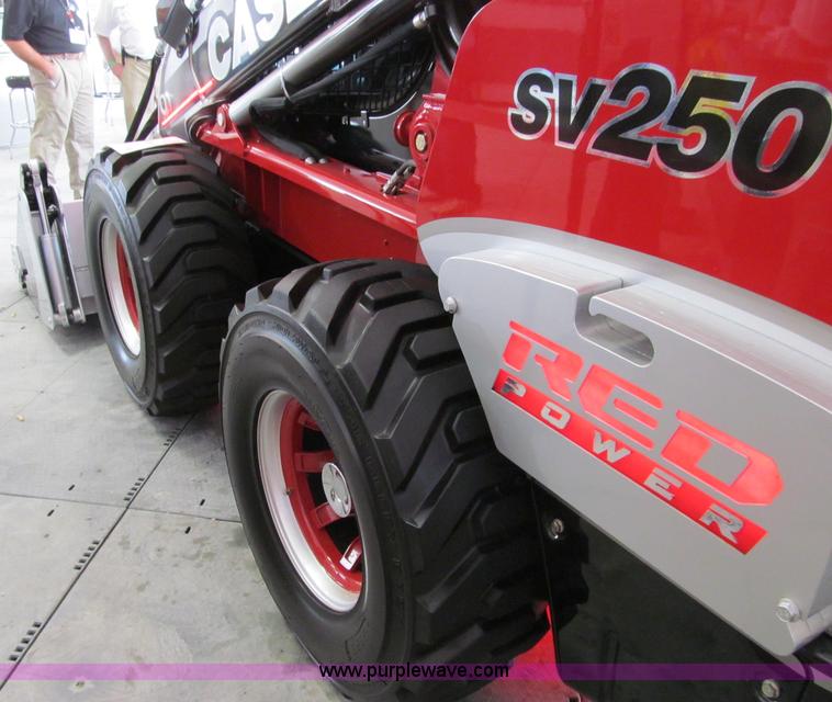 image for item B1474 2011 Case IH SV250 "RED POWER" skid steer