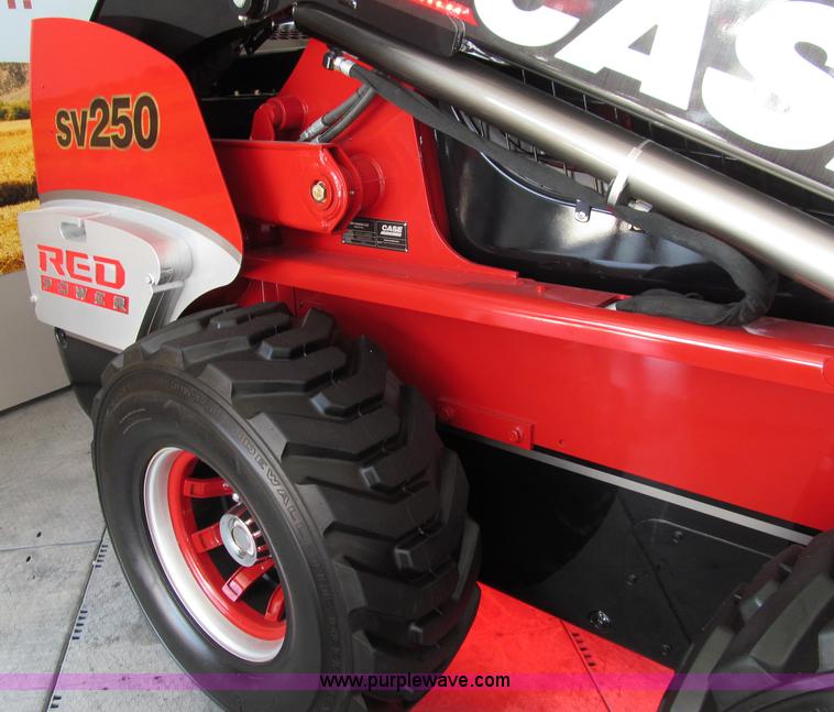 image for item B1474 2011 Case IH SV250 "RED POWER" skid steer