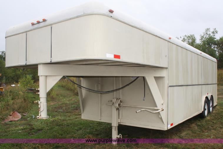 image for item B6886 1991 Diamond double axle enclosed trailer