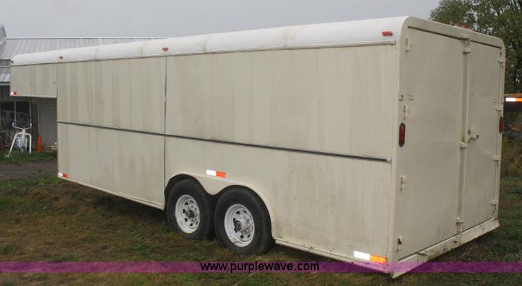 image for item B6886 1991 Diamond double axle enclosed trailer