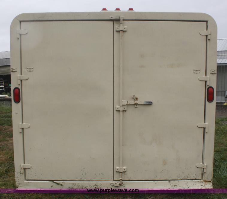image for item B6886 1991 Diamond double axle enclosed trailer