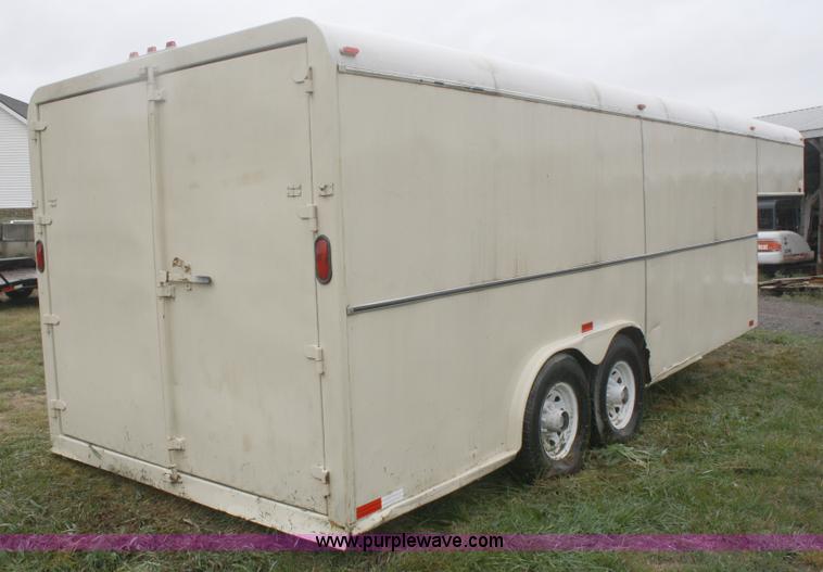 image for item B6886 1991 Diamond double axle enclosed trailer