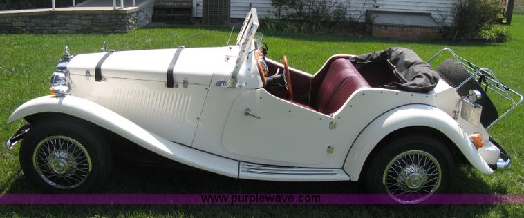 image for item B8070 1988 1952 MG-TD replica kit car