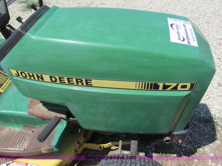 image for item E2018 John Deere 170 lawn mower
