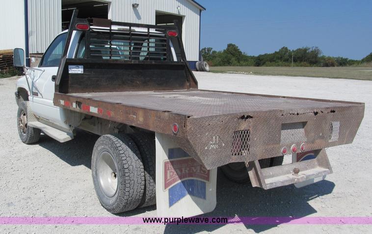 image for item E2105 1998 Dodge Ram 3500 flatbed pickup truck