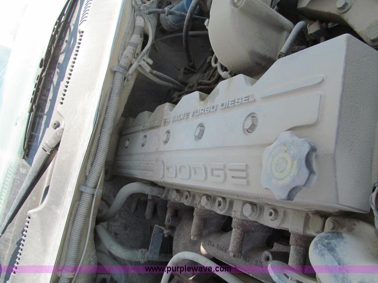 image for item E2105 1998 Dodge Ram 3500 flatbed pickup truck