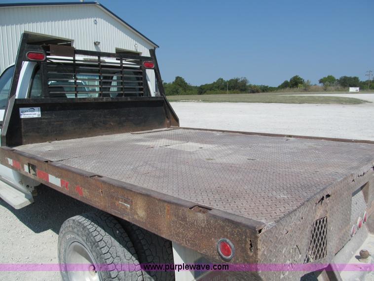 image for item E2105 1998 Dodge Ram 3500 flatbed pickup truck