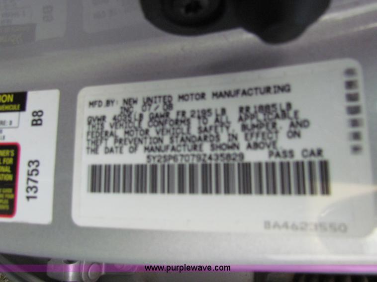 image for item E8033 2009 Pontiac Vibe