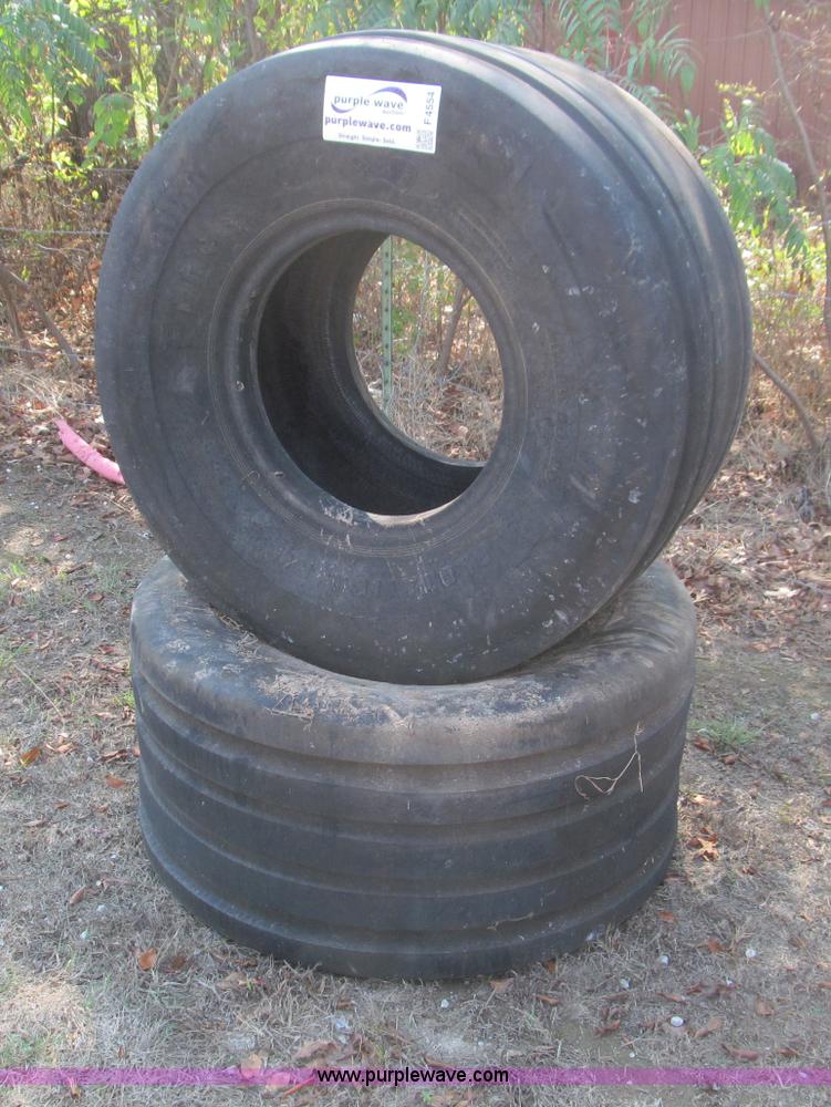 image for item F4554 (2) Firestone 48x25.00-20 flotation tires