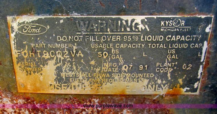 image for item F4561 (2) Ford 50 gallon diesel FUEL step tanks