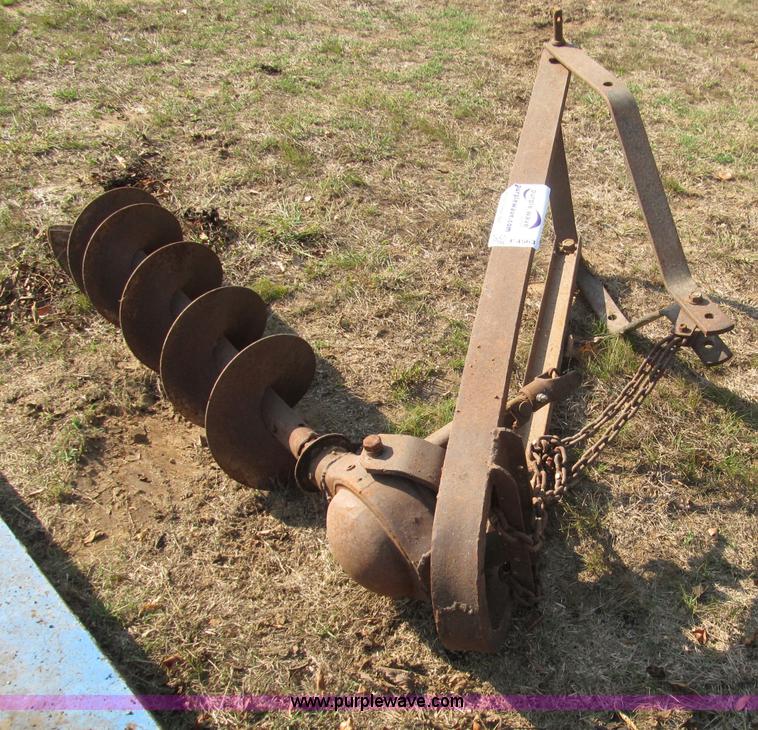 image for item F4563 12" shop built post hole digger