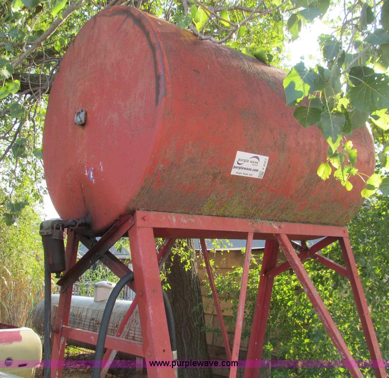 image for item F4567 300 gallon fuel tank on stand