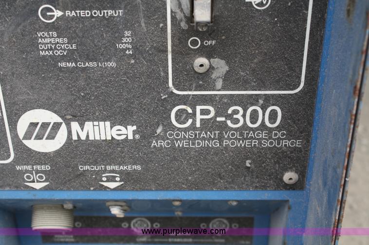 image for item K9870 Miller CP300 arc welder